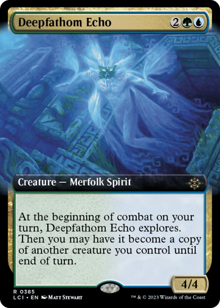 Deepfathom Echo (Extended Art) [The Lost Caverns of Ixalan] | Jomio and Rueliete's Cards and Comics