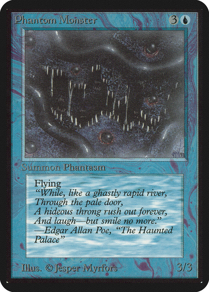 Phantom Monster [Alpha Edition] | Jomio and Rueliete's Cards and Comics