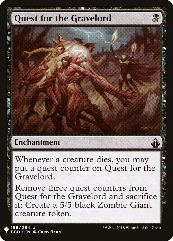 Quest for the Gravelord [Mystery Booster] | Jomio and Rueliete's Cards and Comics