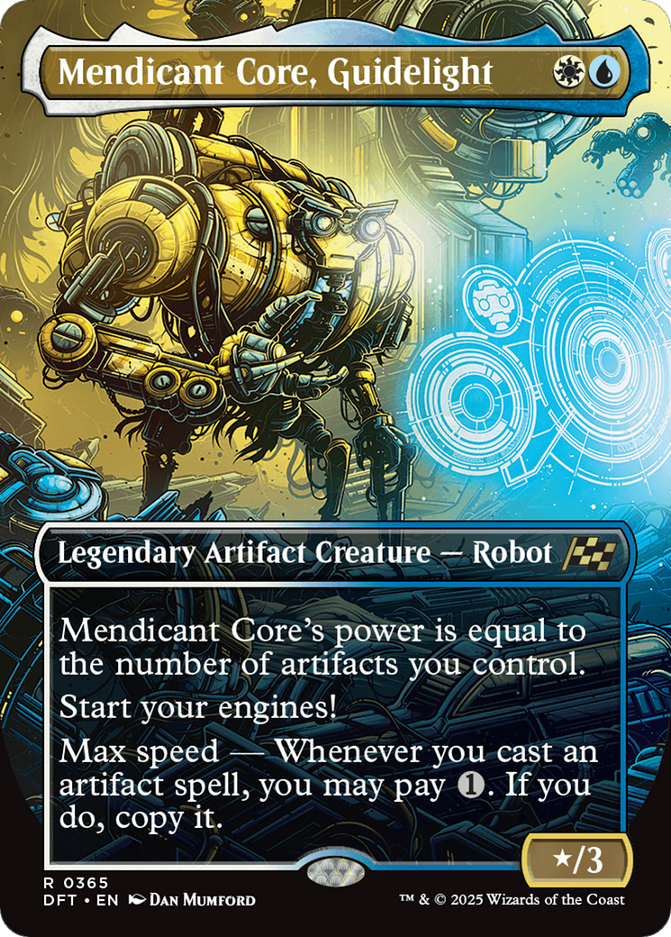 Mendicant Core, Guidelight (Borderless) [Aetherdrift] | Jomio and Rueliete's Cards and Comics