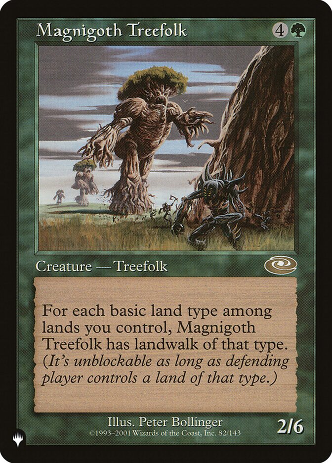 Magnigoth Treefolk [The List] | Jomio and Rueliete's Cards and Comics