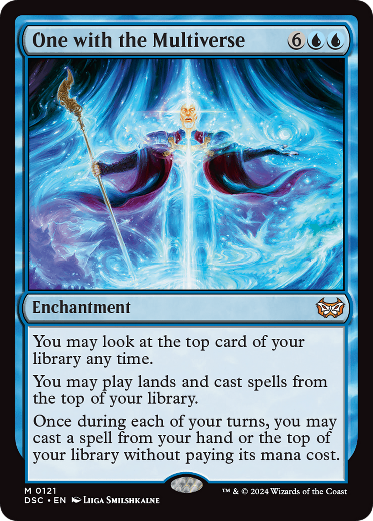 One with the Multiverse [Duskmourn: House of Horror Commander] | Jomio and Rueliete's Cards and Comics
