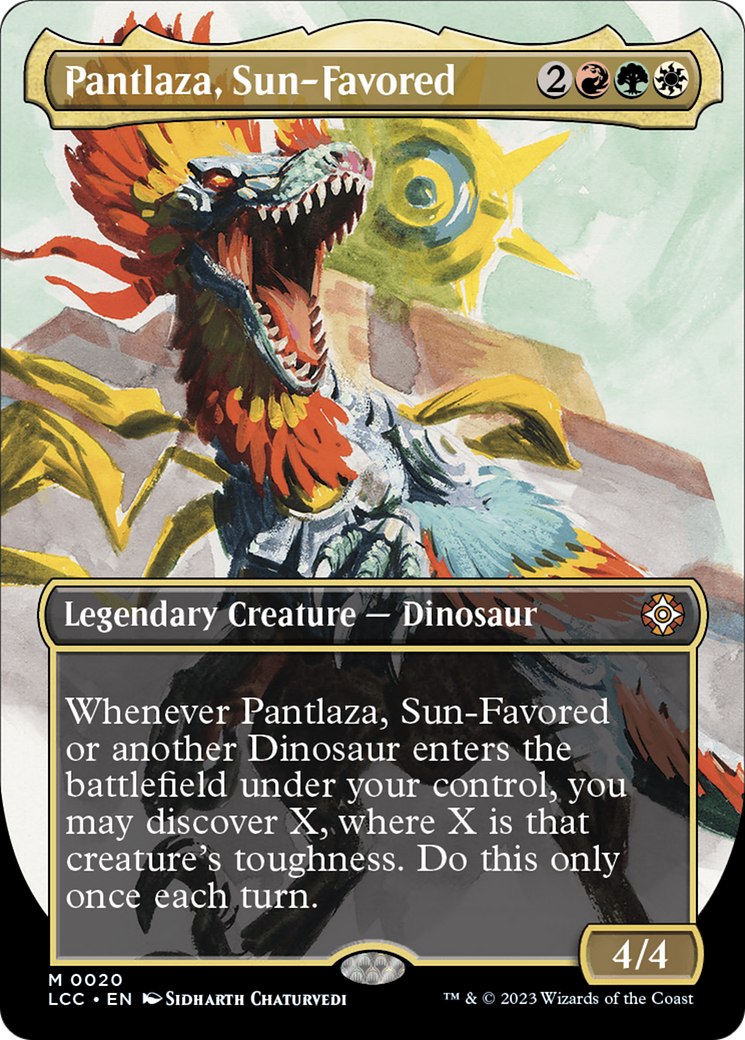 Pantlaza, Sun-Favored (Borderless) [The Lost Caverns of Ixalan Commander] | Jomio and Rueliete's Cards and Comics