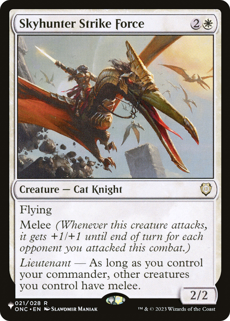 Skyhunter Strike Force [The List] | Jomio and Rueliete's Cards and Comics