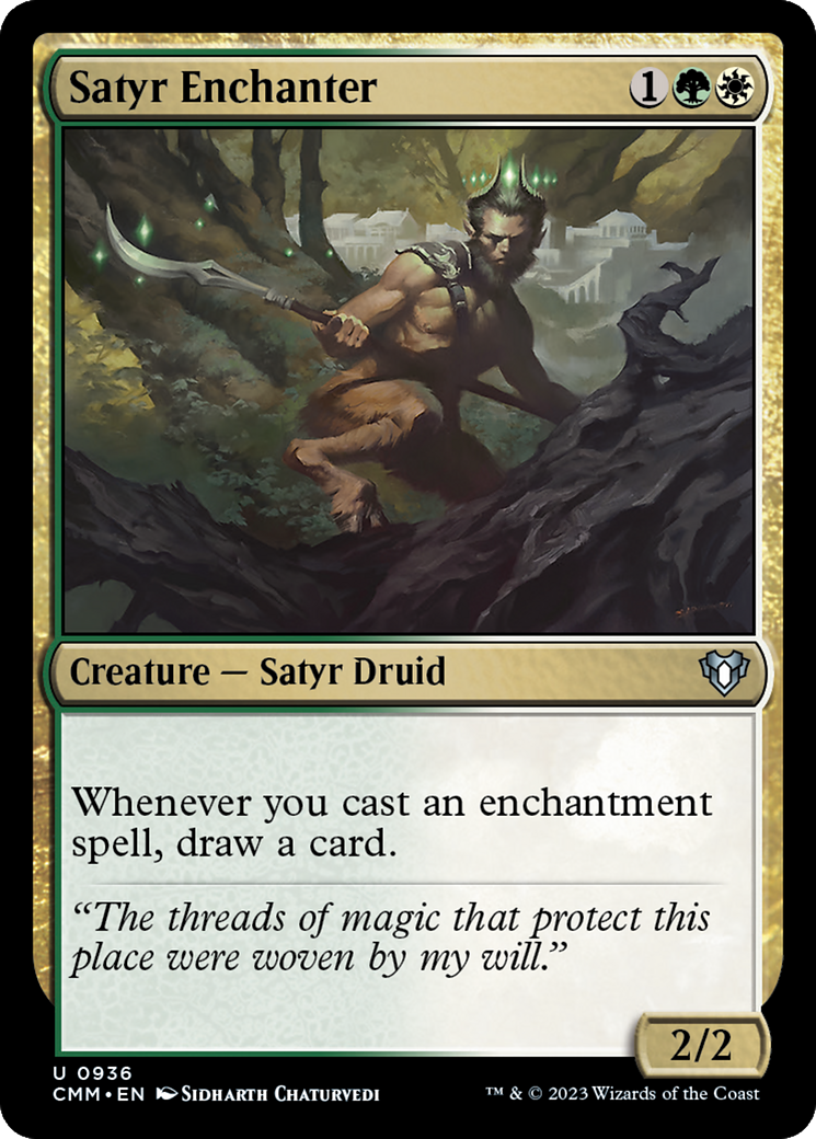 Satyr Enchanter [Commander Masters] | Jomio and Rueliete's Cards and Comics