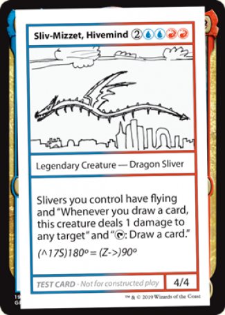 Sliv-Mizzet, Hivemind (2021 Edition) [Mystery Booster Playtest Cards] | Jomio and Rueliete's Cards and Comics