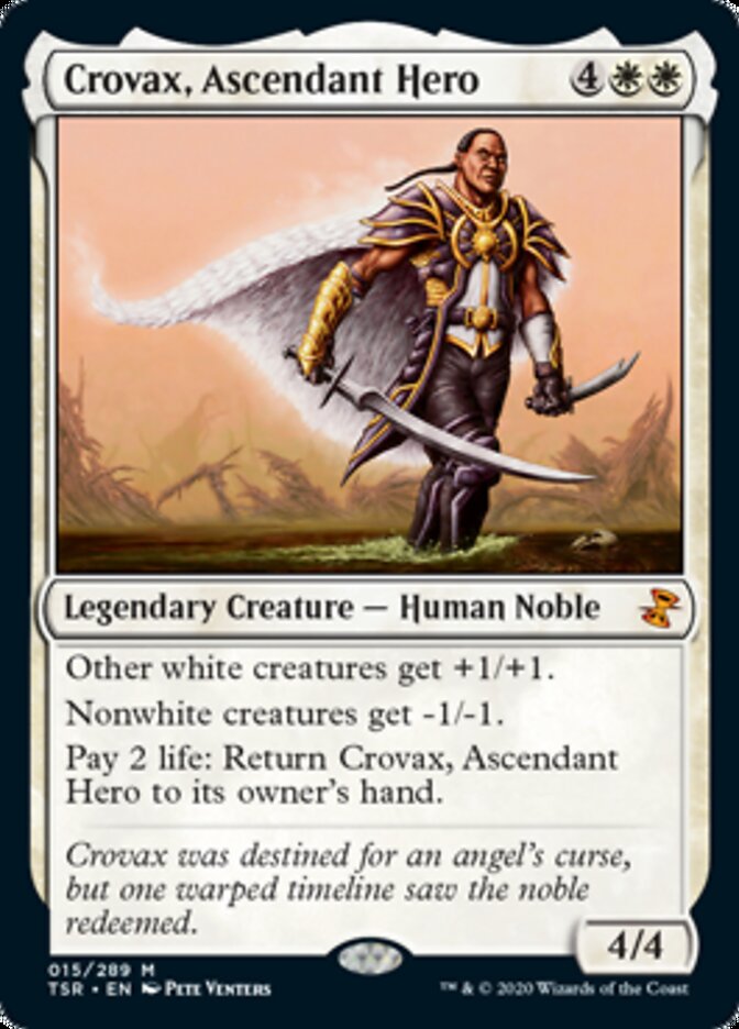 Crovax, Ascendant Hero [Time Spiral Remastered] | Jomio and Rueliete's Cards and Comics