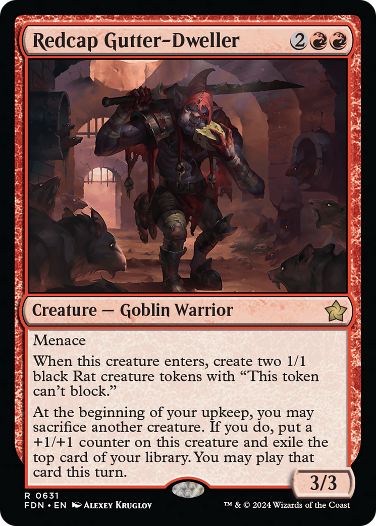 Redcap Gutter-Dweller [Foundations] | Jomio and Rueliete's Cards and Comics