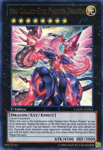 Neo Galaxy-Eyes Photon Dragon [GAOV-EN041] Ultra Rare | Jomio and Rueliete's Cards and Comics