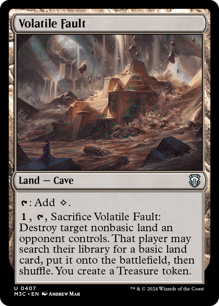 Volatile Fault (Ripple Foil) [Modern Horizons 3 Commander] | Jomio and Rueliete's Cards and Comics