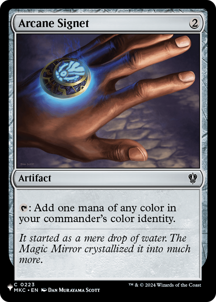 Arcane Signet (MKC) [The List] | Jomio and Rueliete's Cards and Comics