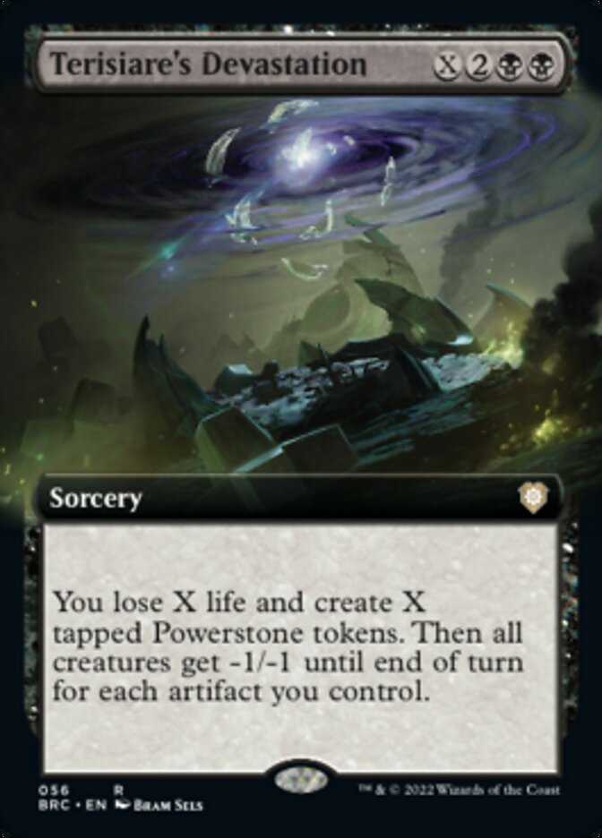 Terisiare's Devastation (Extended Art) [The Brothers' War Commander] | Jomio and Rueliete's Cards and Comics