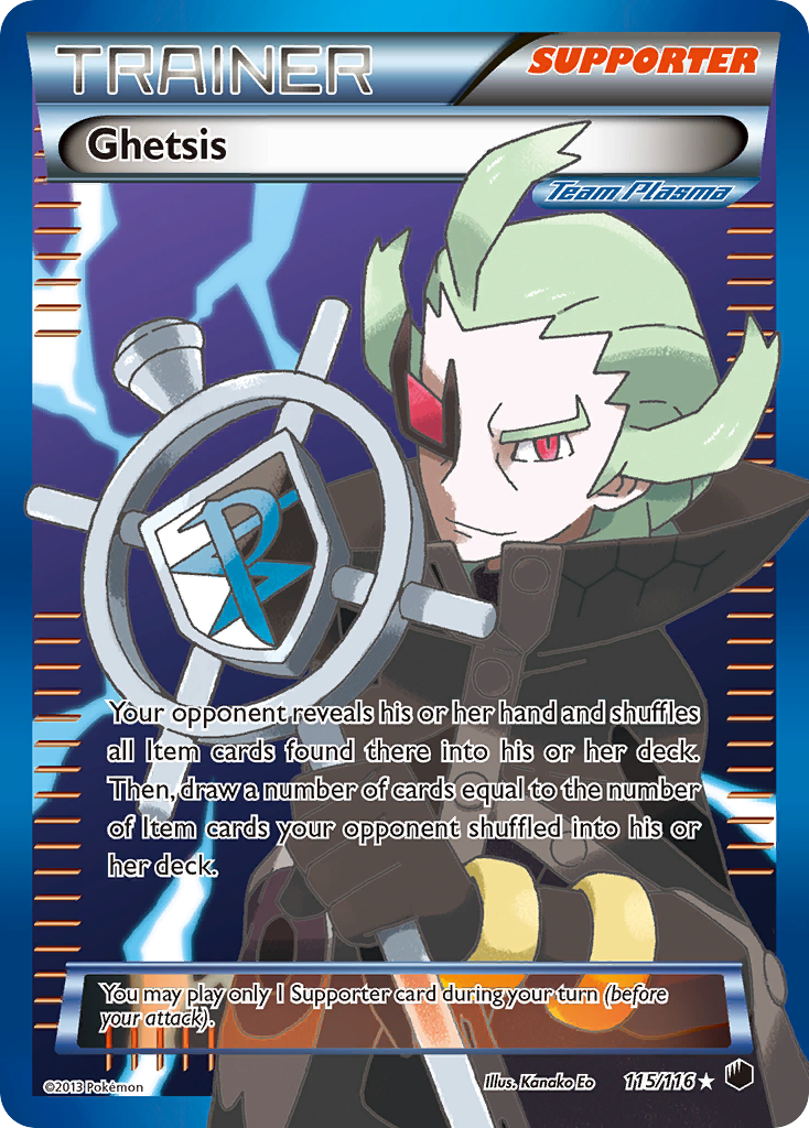 Ghetsis (115/116) [Black & White: Plasma Freeze] | Jomio and Rueliete's Cards and Comics