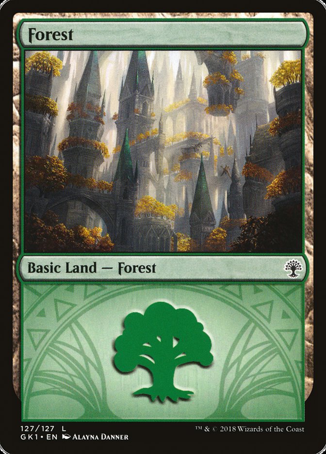 Forest (127) [Guilds of Ravnica Guild Kit] | Jomio and Rueliete's Cards and Comics