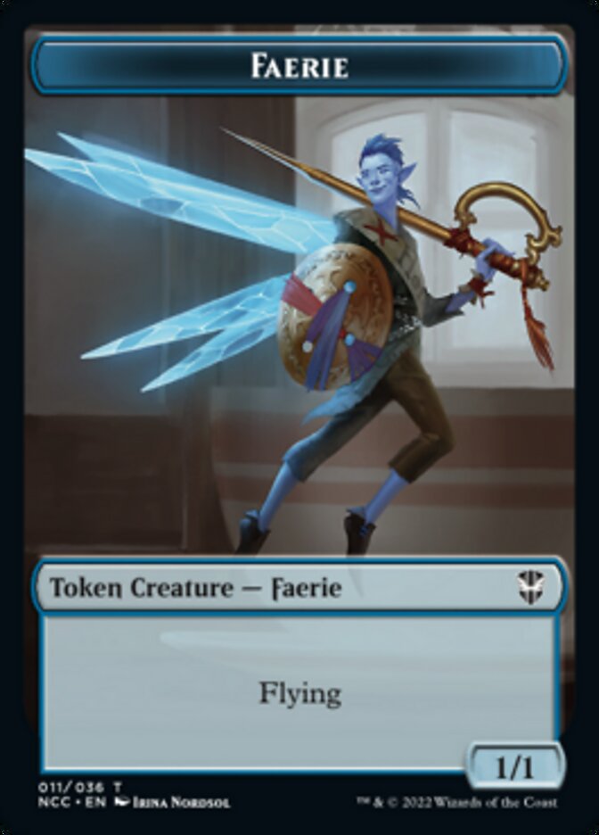 Faerie // Rogue Double-Sided Token [Streets of New Capenna Commander Tokens] | Jomio and Rueliete's Cards and Comics