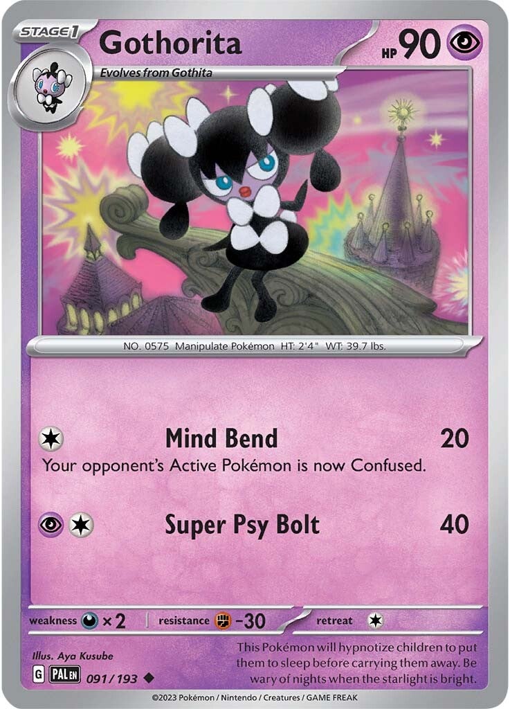 Gothorita (091/193) [Scarlet & Violet: Paldea Evolved] | Jomio and Rueliete's Cards and Comics