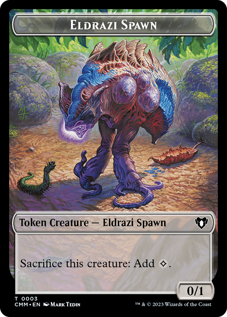 Eldrazi Spawn Token [Commander Masters Tokens] | Jomio and Rueliete's Cards and Comics