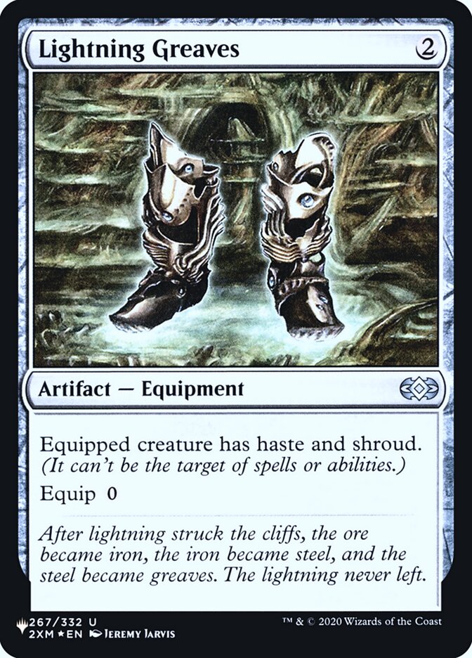 Lightning Greaves [Secret Lair: Heads I Win, Tails You Lose] | Jomio and Rueliete's Cards and Comics