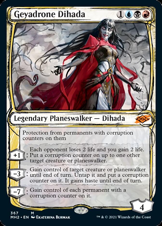 Geyadrone Dihada (Sketch) [Modern Horizons 2] | Jomio and Rueliete's Cards and Comics