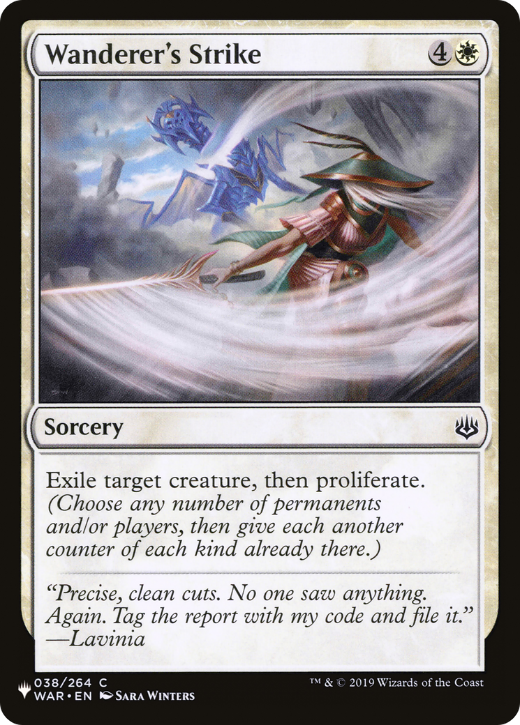 Wanderer's Strike [The List] | Jomio and Rueliete's Cards and Comics