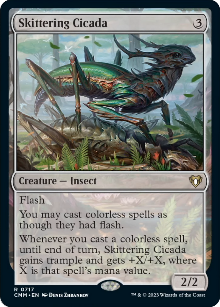 Skittering Cicada [Commander Masters] | Jomio and Rueliete's Cards and Comics