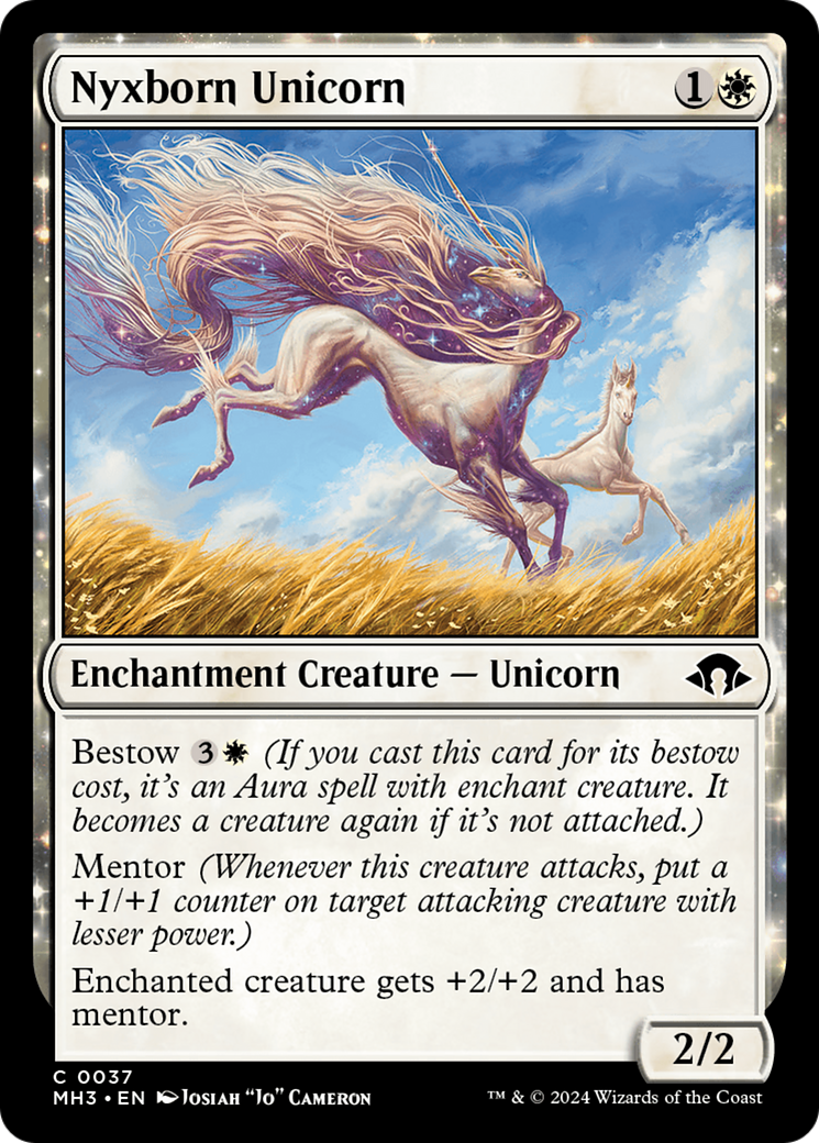 Nyxborn Unicorn [Modern Horizons 3] | Jomio and Rueliete's Cards and Comics