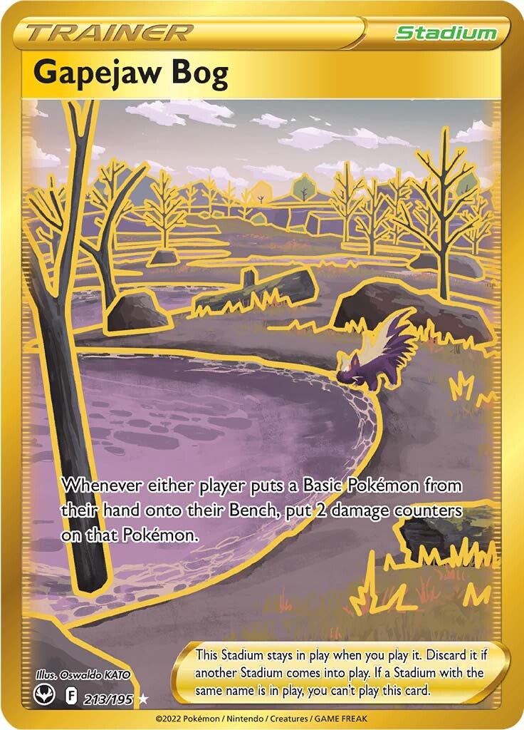 Gapejaw Bog (213/195) [Sword & Shield: Silver Tempest] | Jomio and Rueliete's Cards and Comics