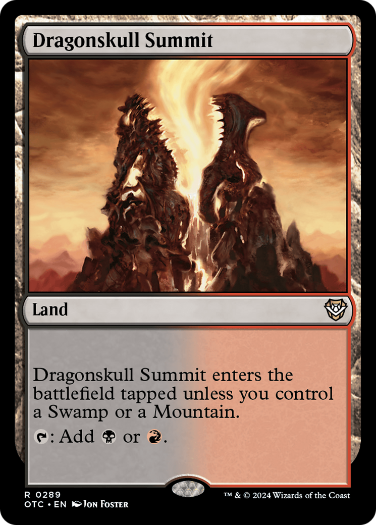 Dragonskull Summit [Outlaws of Thunder Junction Commander] | Jomio and Rueliete's Cards and Comics