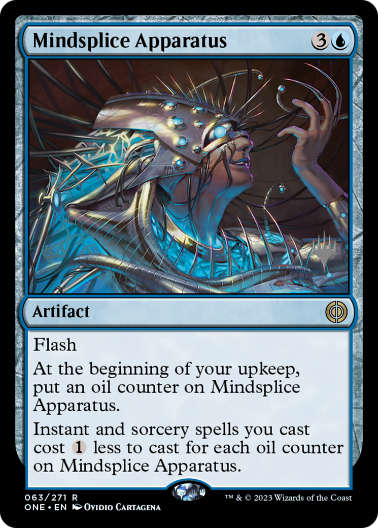 Mindsplice Apparatus (Promo Pack) [Phyrexia: All Will Be One Promos] | Jomio and Rueliete's Cards and Comics