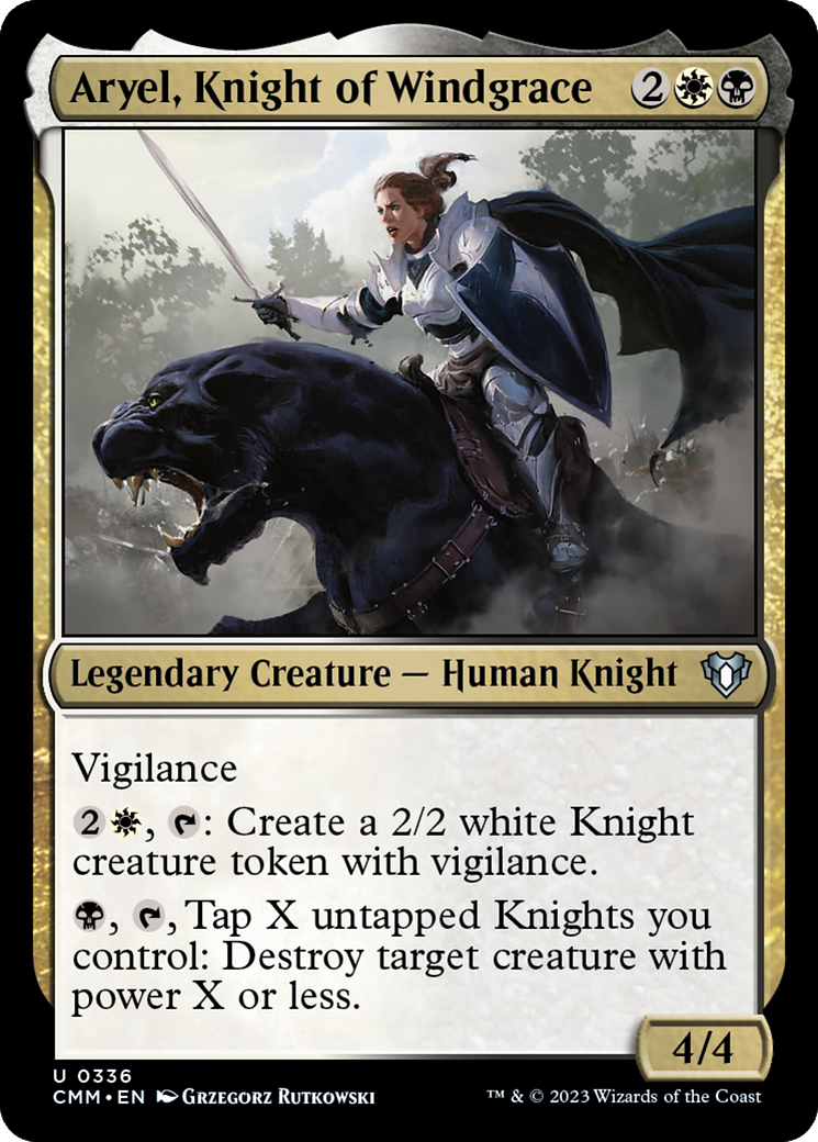 Aryel, Knight of Windgrace [Commander Masters] | Jomio and Rueliete's Cards and Comics