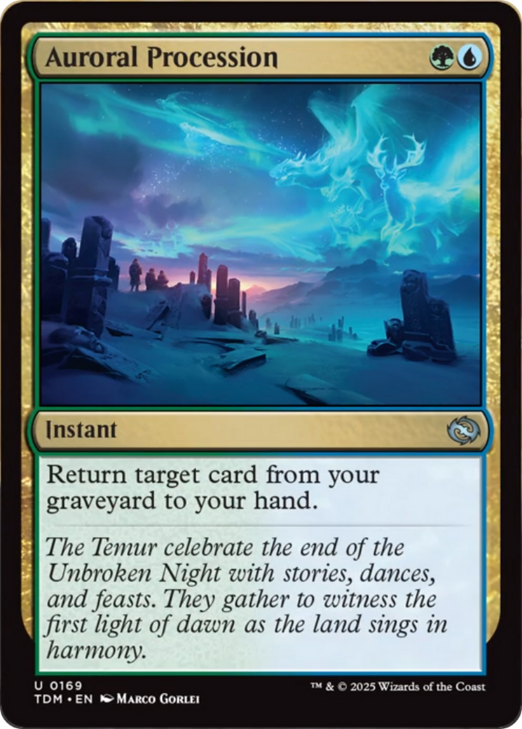 Auroral Procession [Tarkir: Dragonstorm] | Jomio and Rueliete's Cards and Comics