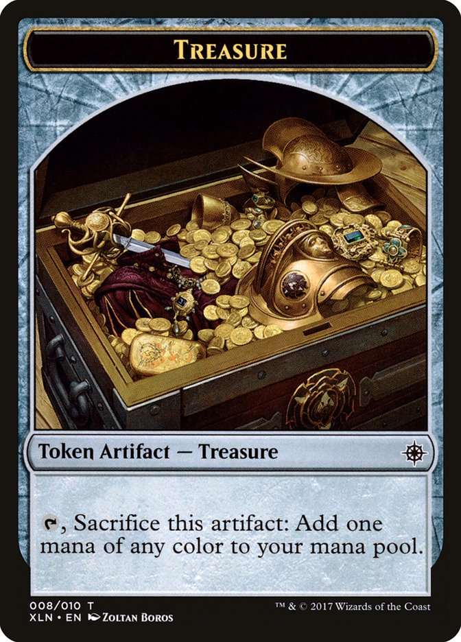 Treasure Token (008/010) [Ixalan Tokens] | Jomio and Rueliete's Cards and Comics
