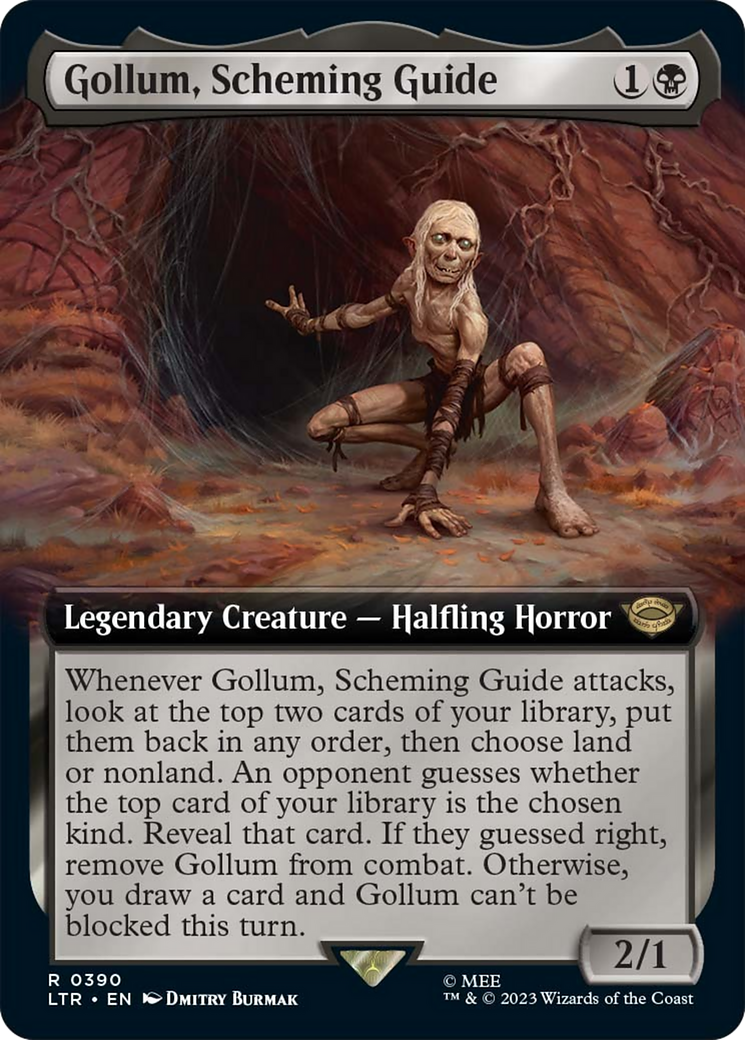 Gollum, Scheming Guide (Extended Art) [The Lord of the Rings: Tales of Middle-Earth] | Jomio and Rueliete's Cards and Comics