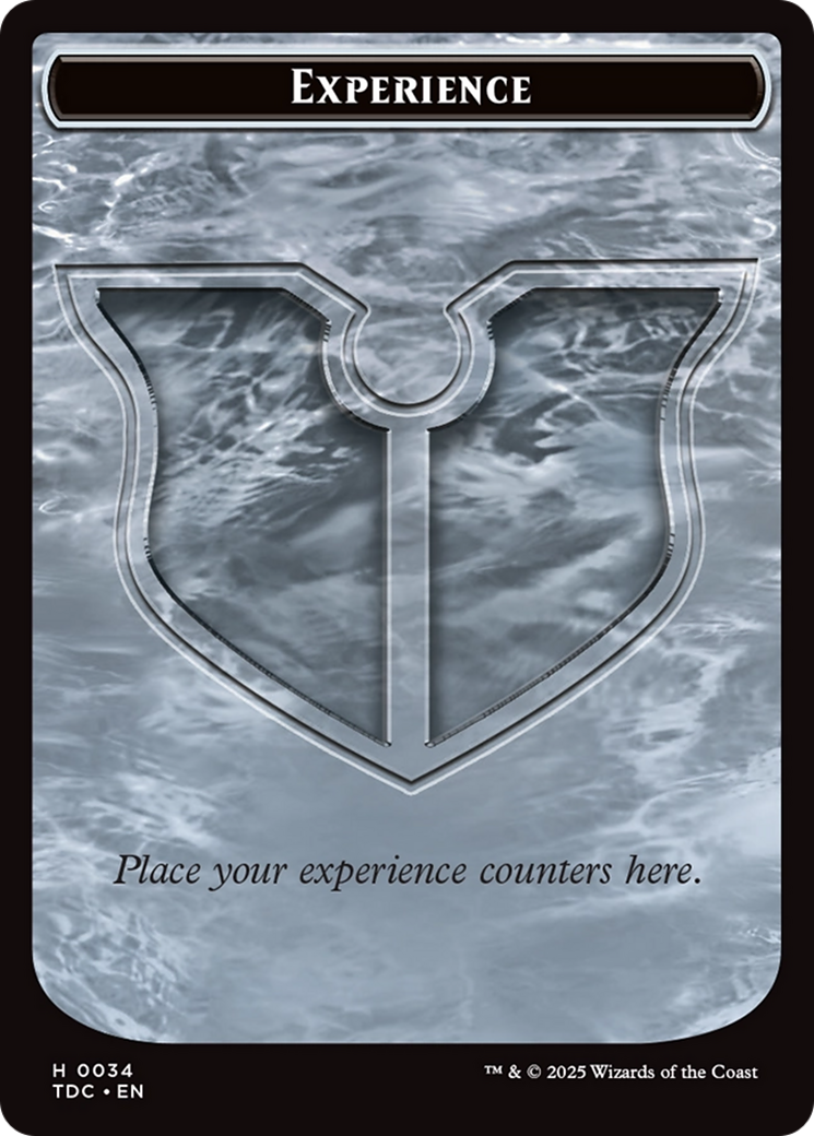 Experience // Treasure Double-Sided Token [Tarkir: Dragonstorm Commander Tokens] | Jomio and Rueliete's Cards and Comics