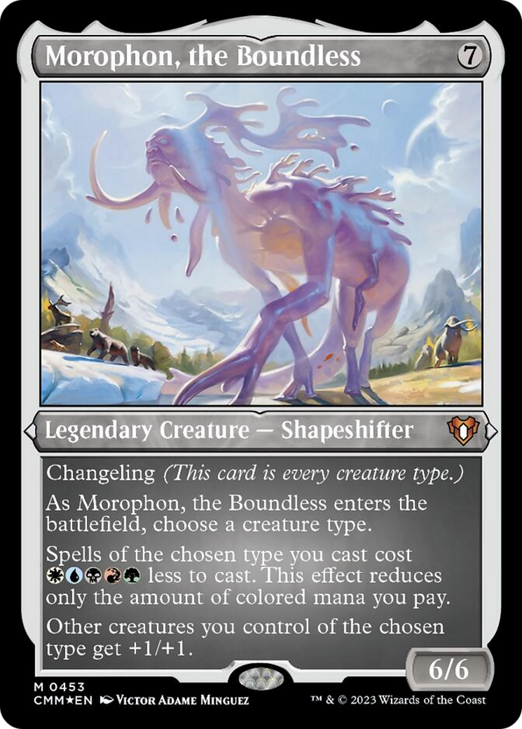 Morophon, the Boundless (Foil Etched) [Commander Masters] | Jomio and Rueliete's Cards and Comics