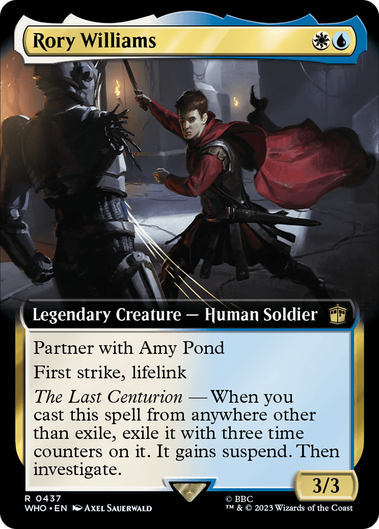 Rory Williams (Extended Art) [Doctor Who] | Jomio and Rueliete's Cards and Comics