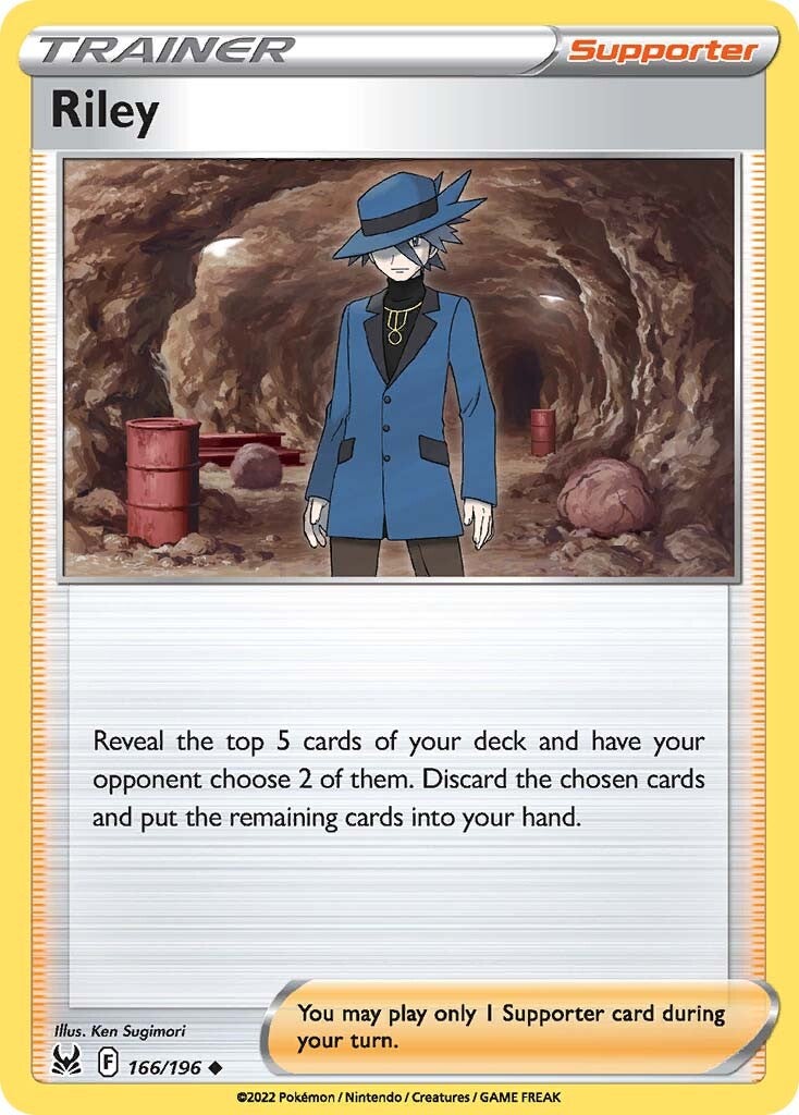 Riley (166/196) [Sword & Shield: Lost Origin] | Jomio and Rueliete's Cards and Comics