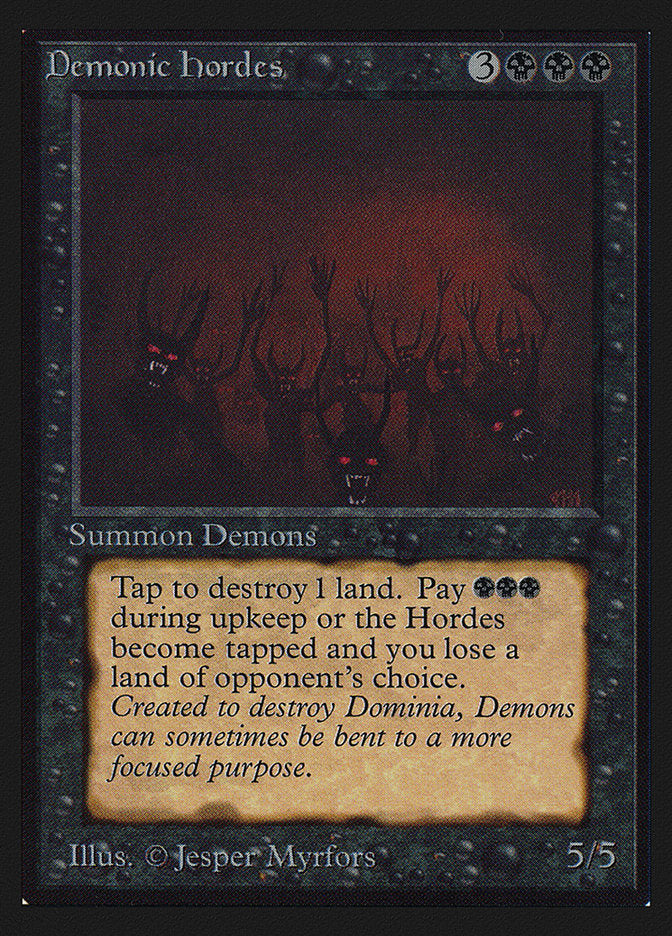 Demonic Hordes [Collectors' Edition] | Jomio and Rueliete's Cards and Comics