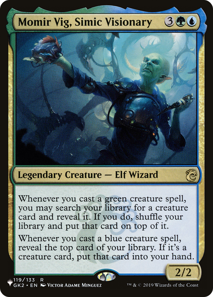 Momir Vig, Simic Visionary [The List] | Jomio and Rueliete's Cards and Comics