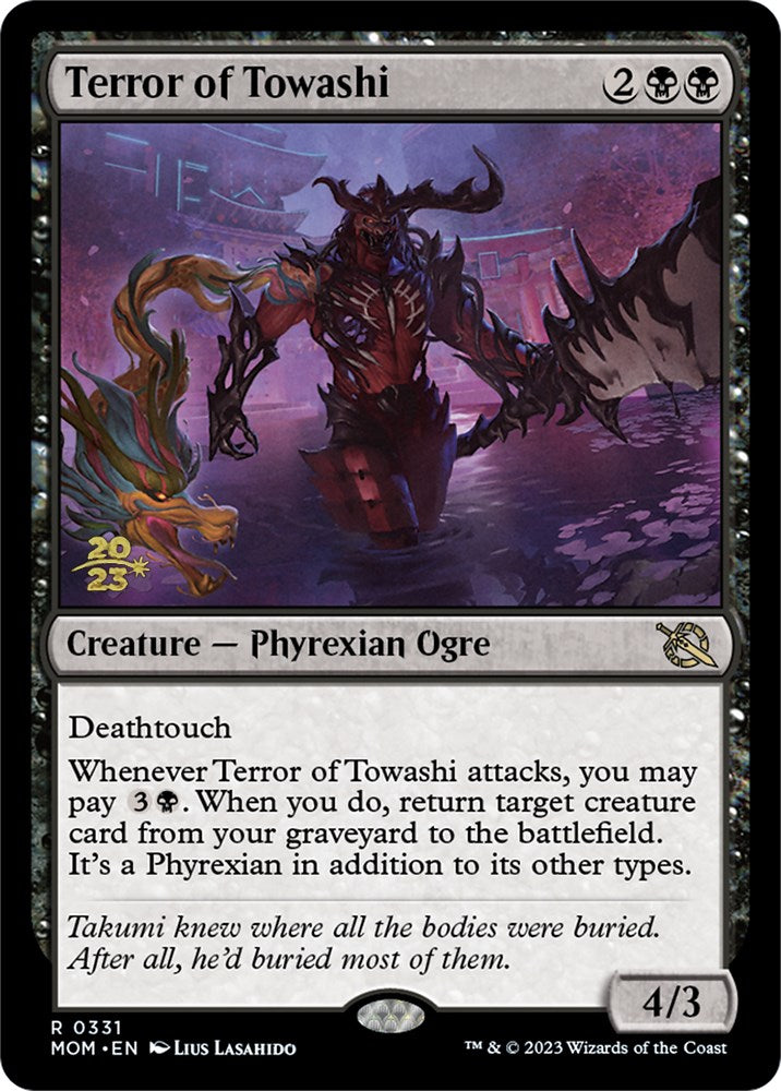 Terror of Towashi [March of the Machine Prerelease Promos] | Jomio and Rueliete's Cards and Comics