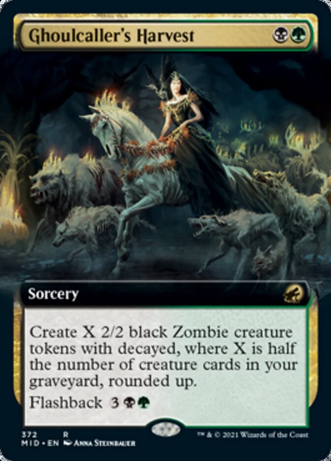 Ghoulcaller's Harvest (Extended Art) [Innistrad: Midnight Hunt] | Jomio and Rueliete's Cards and Comics