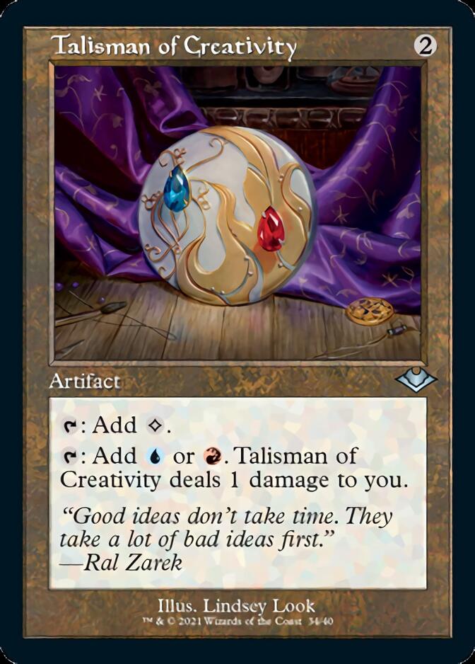 Talisman of Creativity (Retro) [Modern Horizons] | Jomio and Rueliete's Cards and Comics