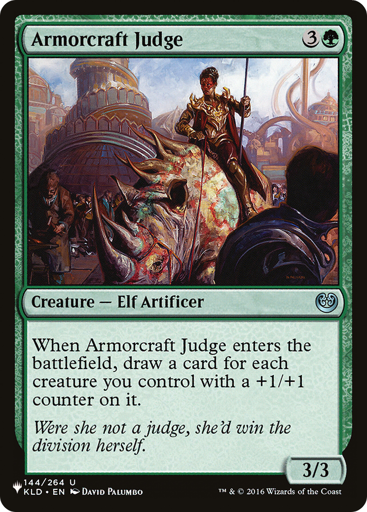 Armorcraft Judge [The List] | Jomio and Rueliete's Cards and Comics
