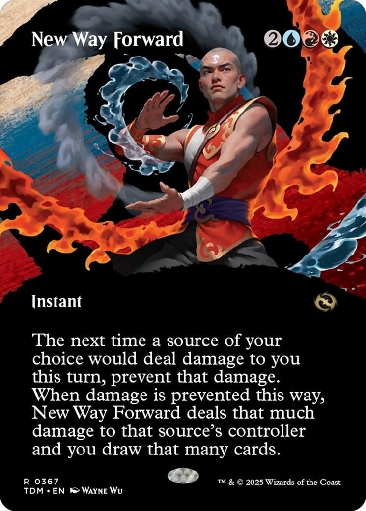 New Way Forward (Borderless) [Tarkir: Dragonstorm] | Jomio and Rueliete's Cards and Comics