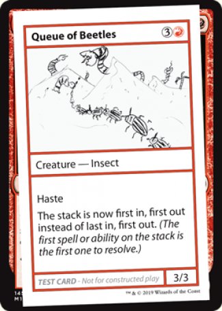 Queue of Beetles (2021 Edition) [Mystery Booster Playtest Cards] | Jomio and Rueliete's Cards and Comics