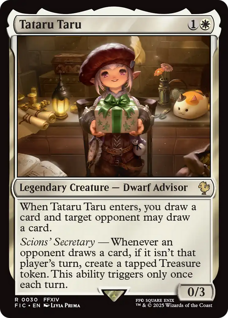 Tataru Taru [FINAL FANTASY Commander] | Jomio and Rueliete's Cards and Comics