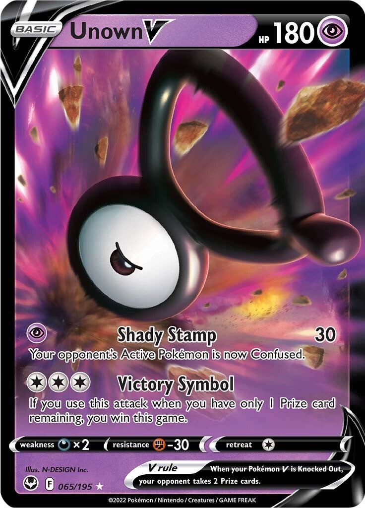Unown V (065/195) [Sword & Shield: Silver Tempest] | Jomio and Rueliete's Cards and Comics