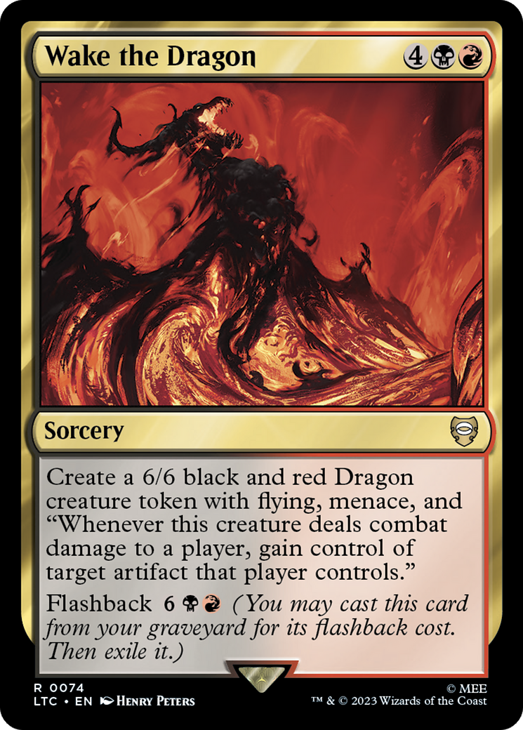 Wake the Dragon [The Lord of the Rings: Tales of Middle-Earth Commander] | Jomio and Rueliete's Cards and Comics