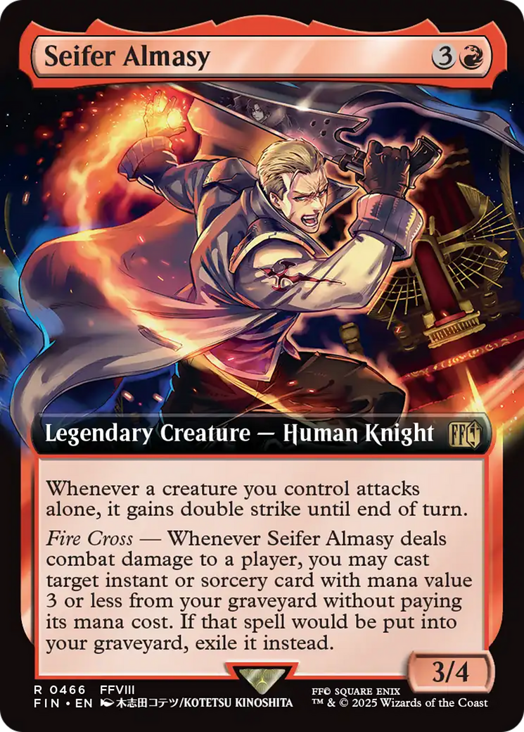 Seifer Almasy (Extended Art) [FINAL FANTASY] | Jomio and Rueliete's Cards and Comics