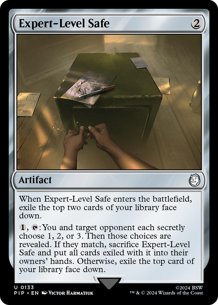 Expert-Level Safe [Fallout] | Jomio and Rueliete's Cards and Comics